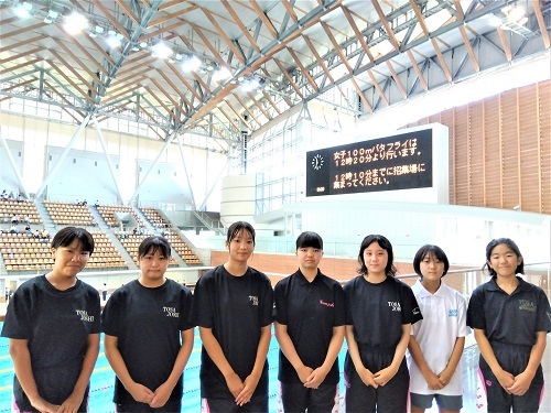 県総体　水泳部