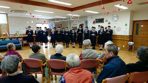 コーラス部♪ 校外演奏　デイサービス土佐