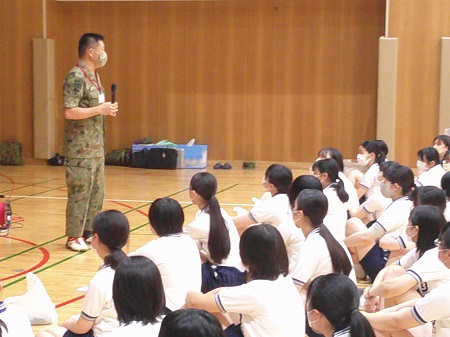 災害時の応急処置等を学びました