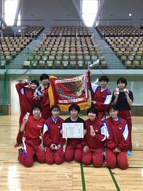 高知県高等学校春季卓球選手権大会【卓球部